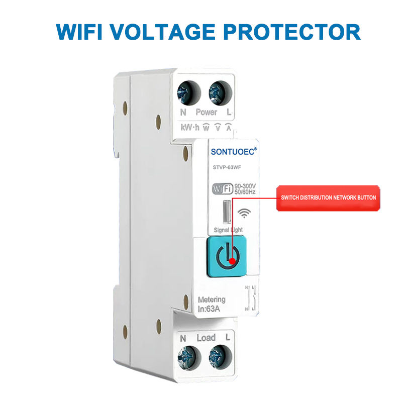 ינטעליגענט רעלס טיפּ WiFi וואָולטידזש פּראָטעקטאָר